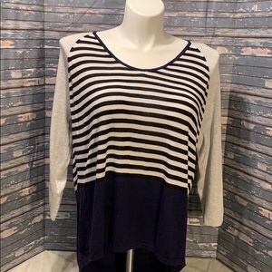 Old Navy striped sweater.